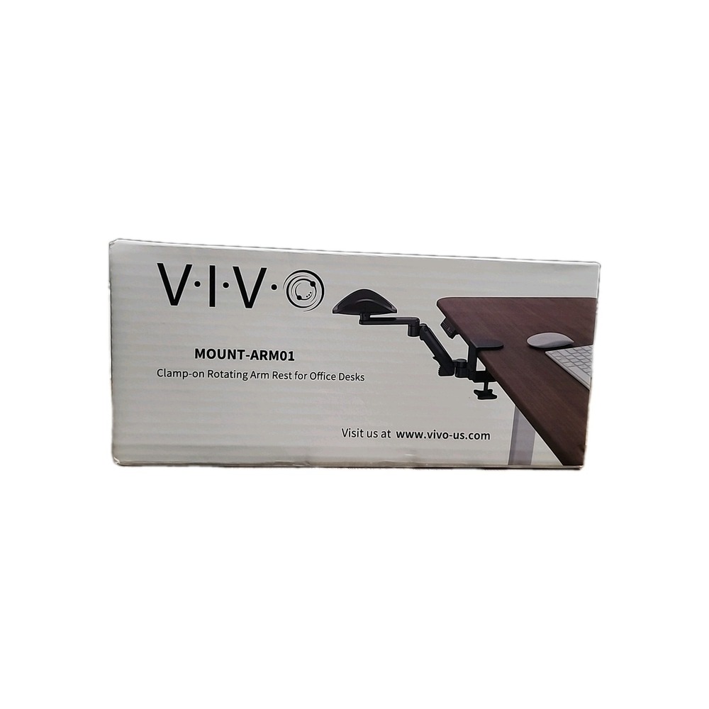 Vivo Mount Arm01 Clamp On Arm Rest for Office Desk‎ Adjustable Height